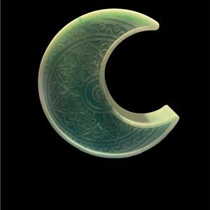 Hand Crafted Crescent Moon Candle